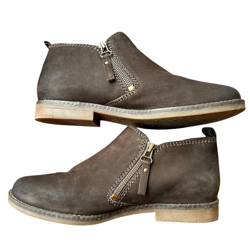 Hush Puppies Women's Mazin Cayto Nubuck Ankle Boots Shoes 9.5‎